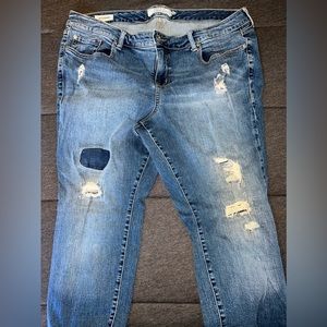 Boyfriend Straight Vintage Stretch Mid-Rise